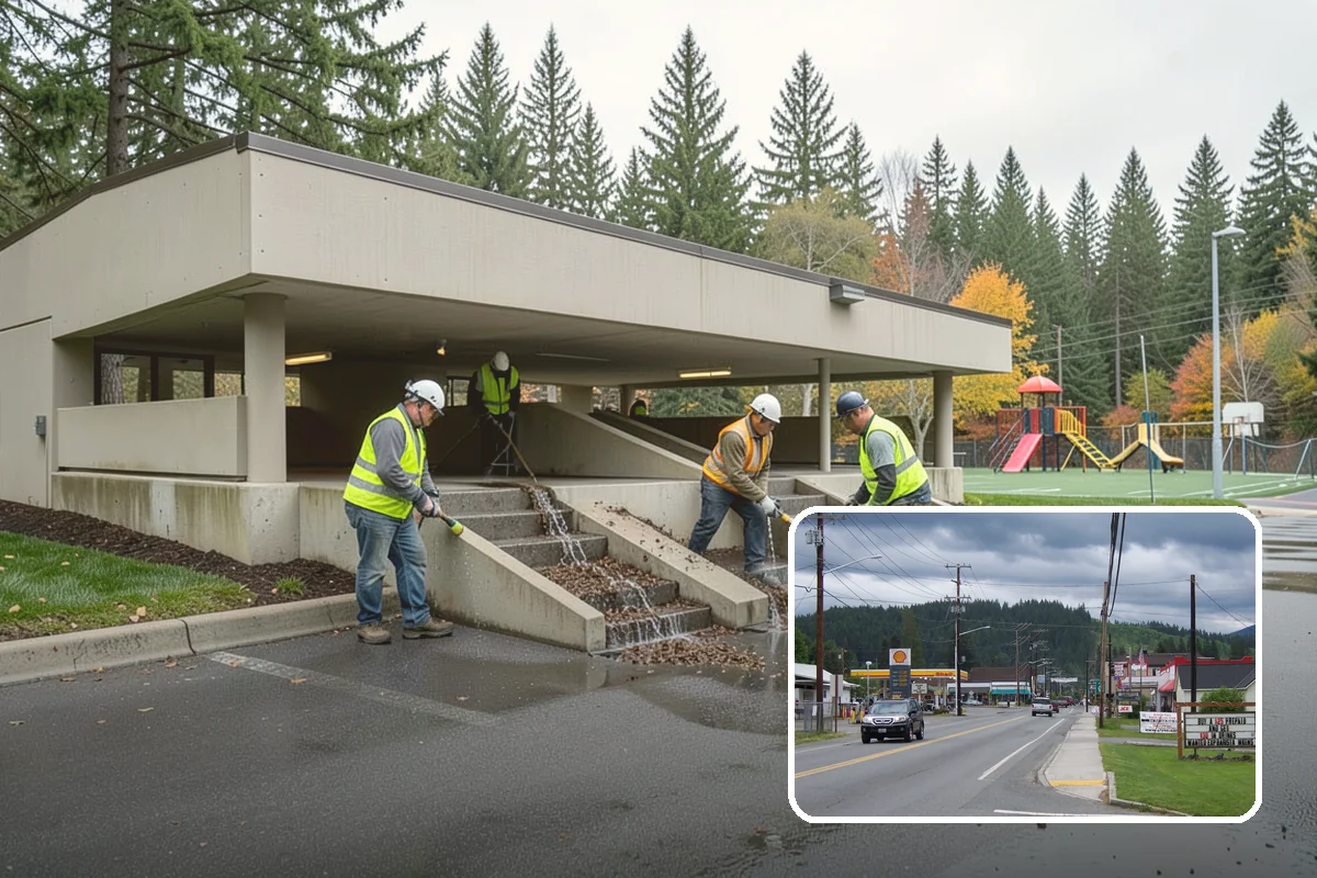 Vandalism Repair in Granite Falls, Snohomish County, WA - One contractor covering carpentry, metalwork, and finish repairs