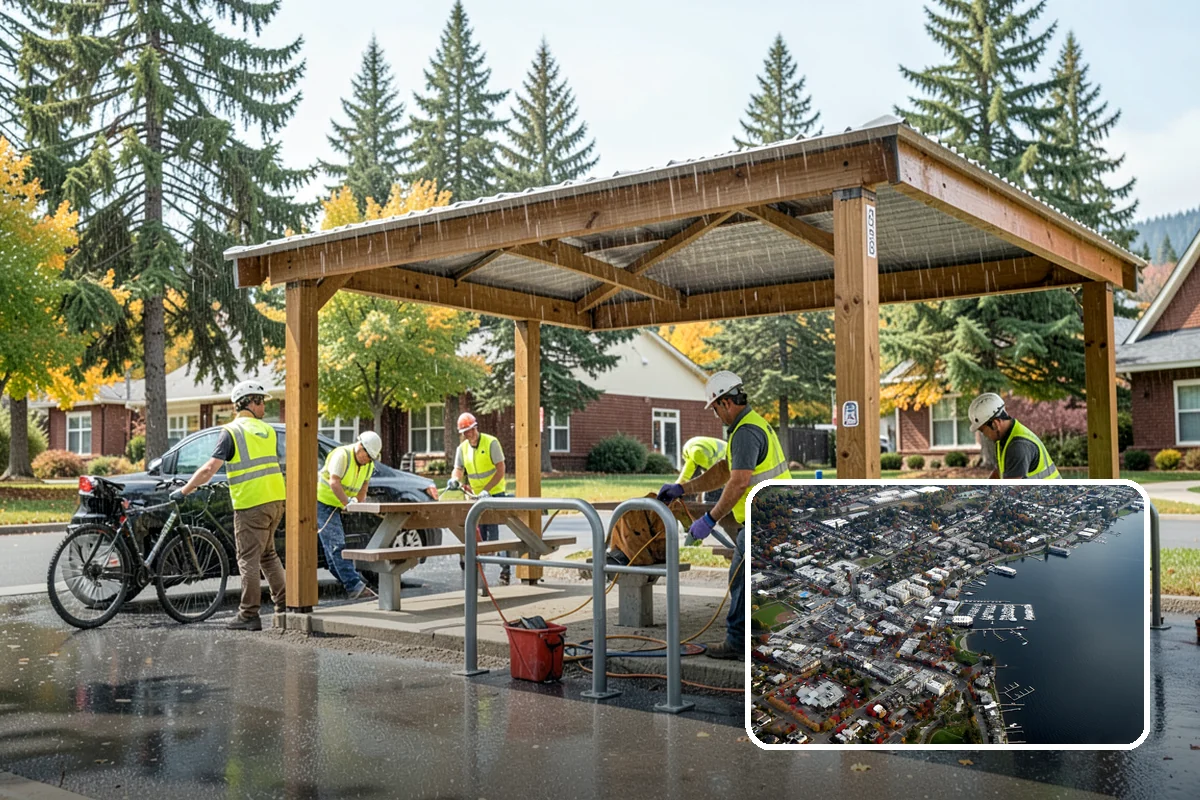 Vandalism Repair in Kirkland, King County, WA - One contractor covering carpentry, metalwork, and finish repairs