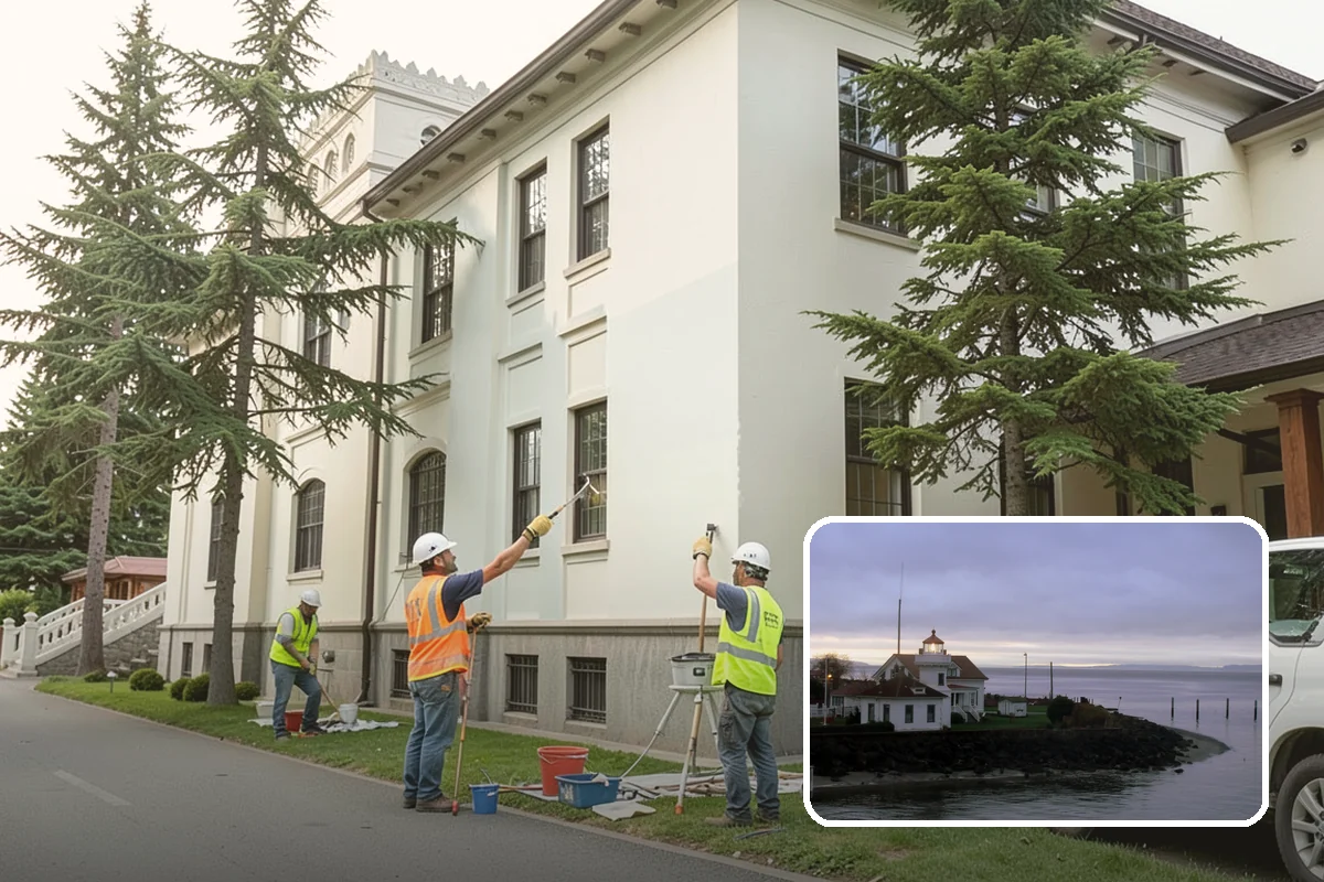 Vandalism Repair in Mukilteo, Snohomish County, WA - One contractor covering carpentry, metalwork, and finish repairs