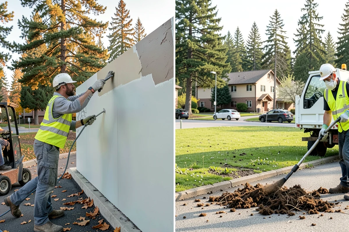Vandalism Repair in Normandy Park, King County, WA - Inspect the damage and secure any immediate safety hazards