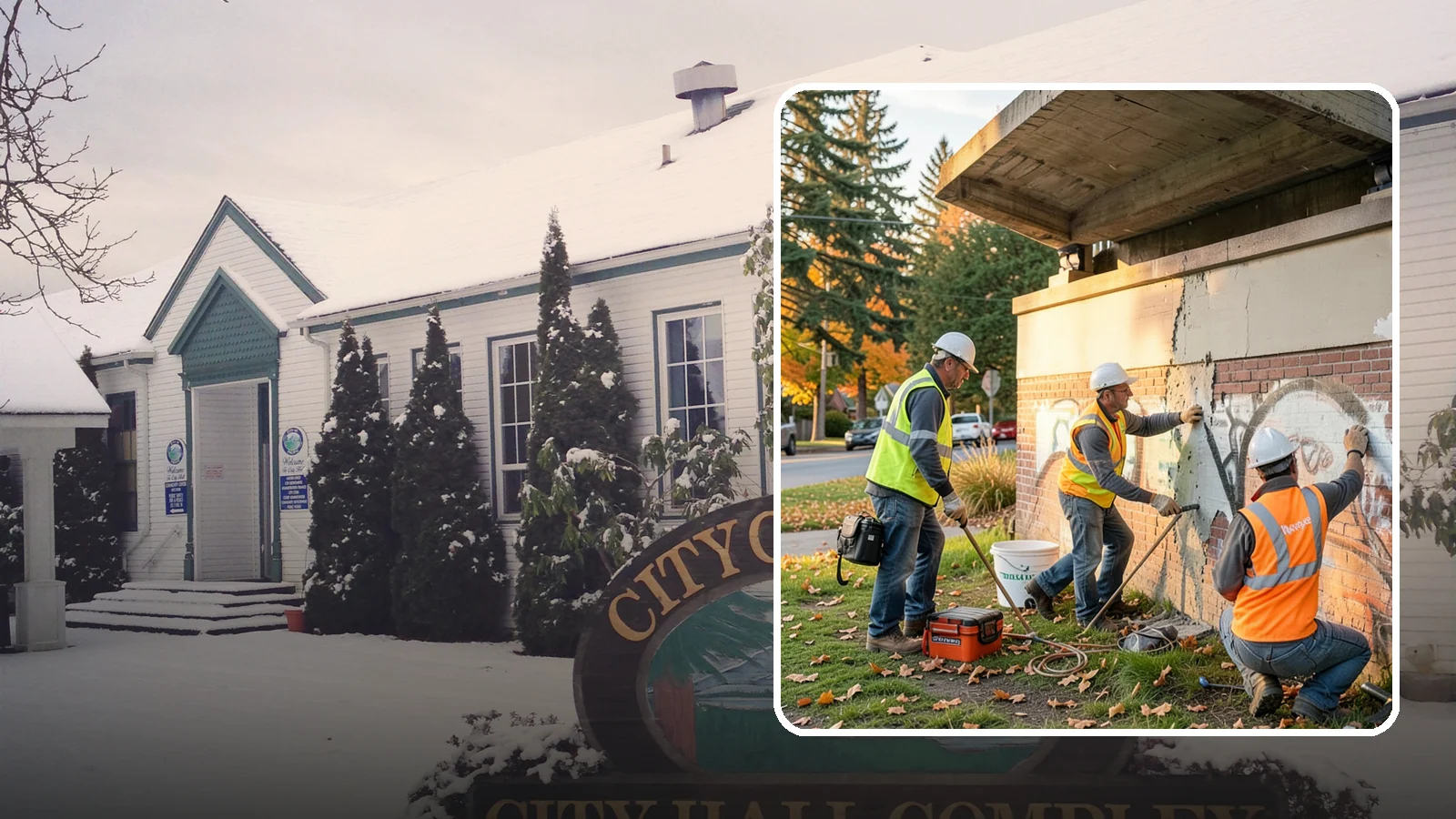 Vandalism Repair in Pacific, King County, WA - Repair and restoration of damaged public property following acts of vandalism.