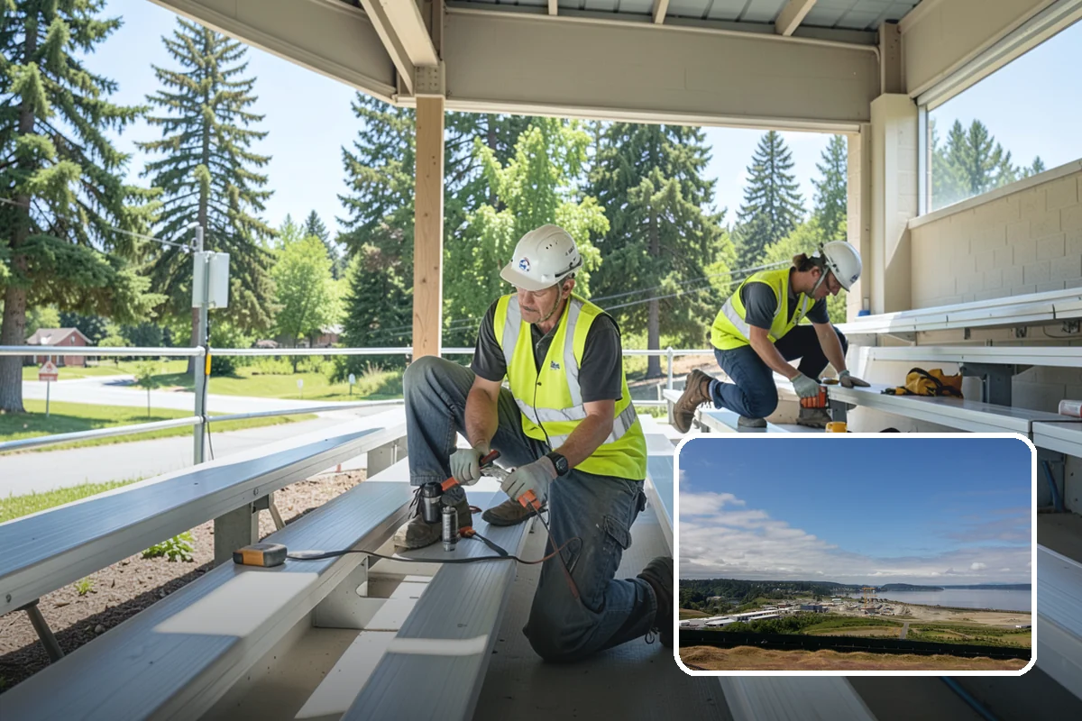 Vandalism Repair in University Place, Pierce County, WA - One contractor covering carpentry, metalwork, and finish repairs
