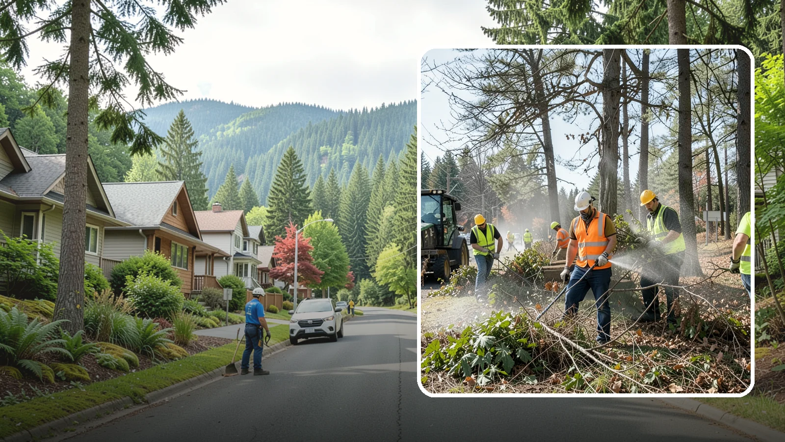 Vegetation Management in Darrington, Snohomish County, WA - Ongoing control of woody and herbaceous vegetation across public assets to maintain clearances, safety, and regulatory compliance.