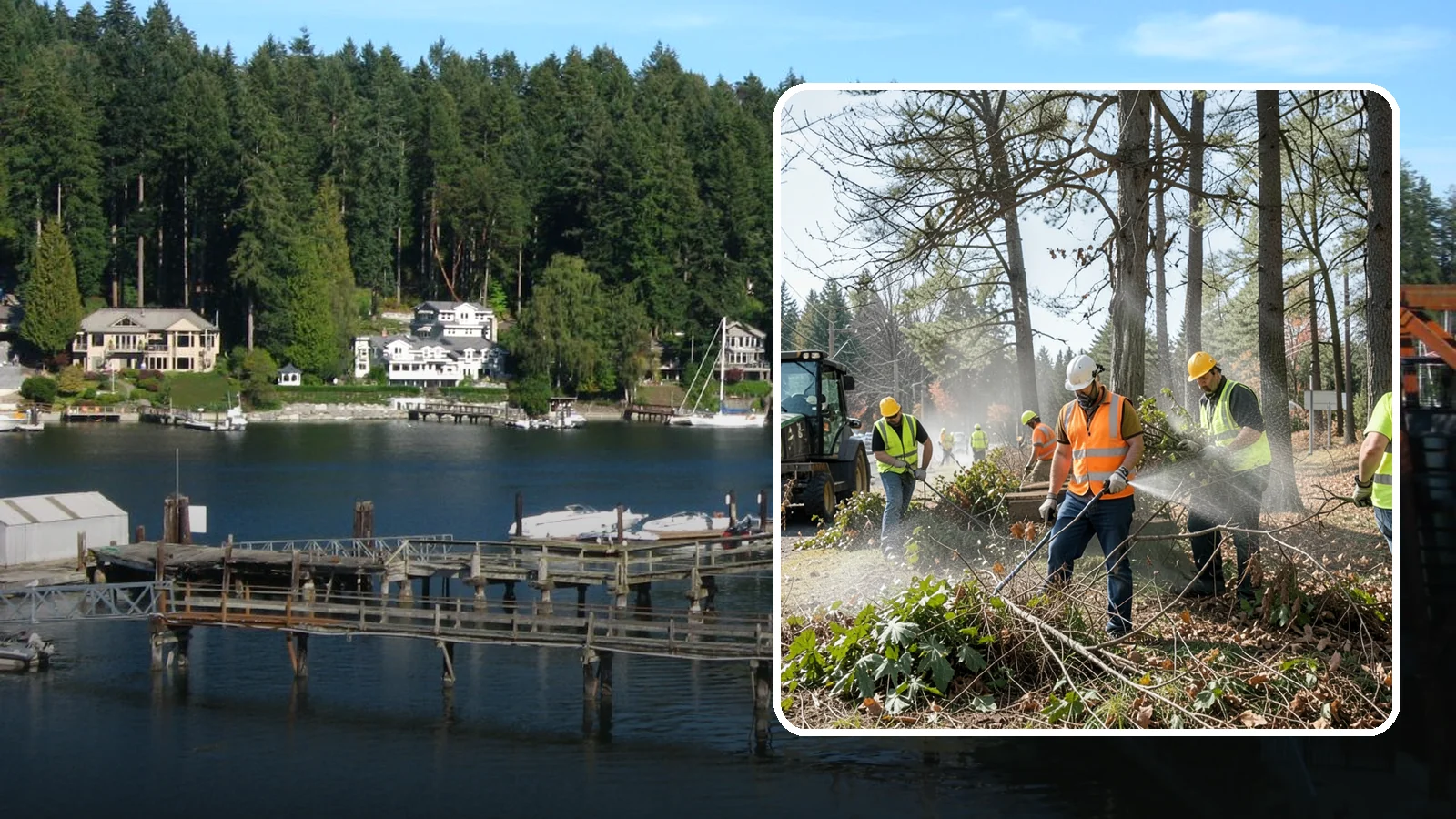 Vegetation Management in Gig Harbor, Pierce County, WA - Ongoing control of woody and herbaceous vegetation across public assets to maintain clearances, safety, and regulatory compliance.