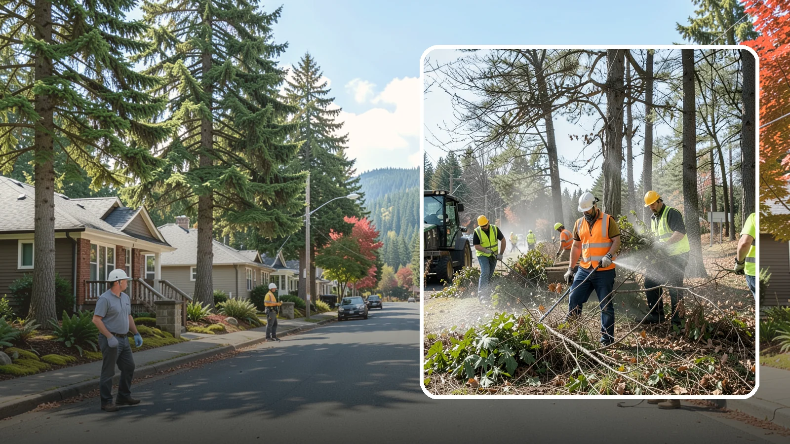 Vegetation Management in Hunts Point, King County, WA - Ongoing control of woody and herbaceous vegetation across public assets to maintain clearances, safety, and regulatory compliance.