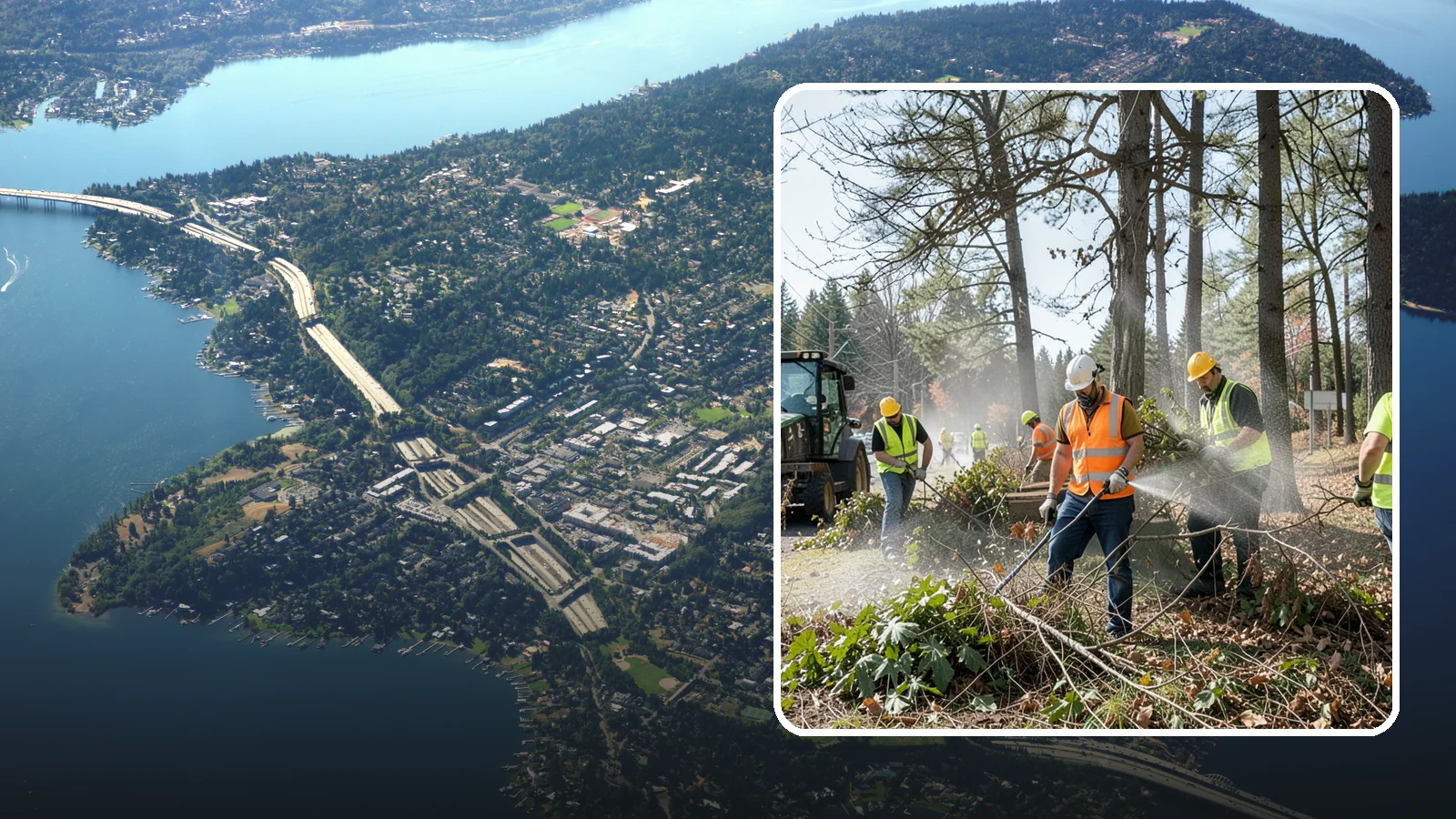 Vegetation Management in Mercer Island, King County, WA - Ongoing control of woody and herbaceous vegetation across public assets to maintain clearances, safety, and regulatory compliance.