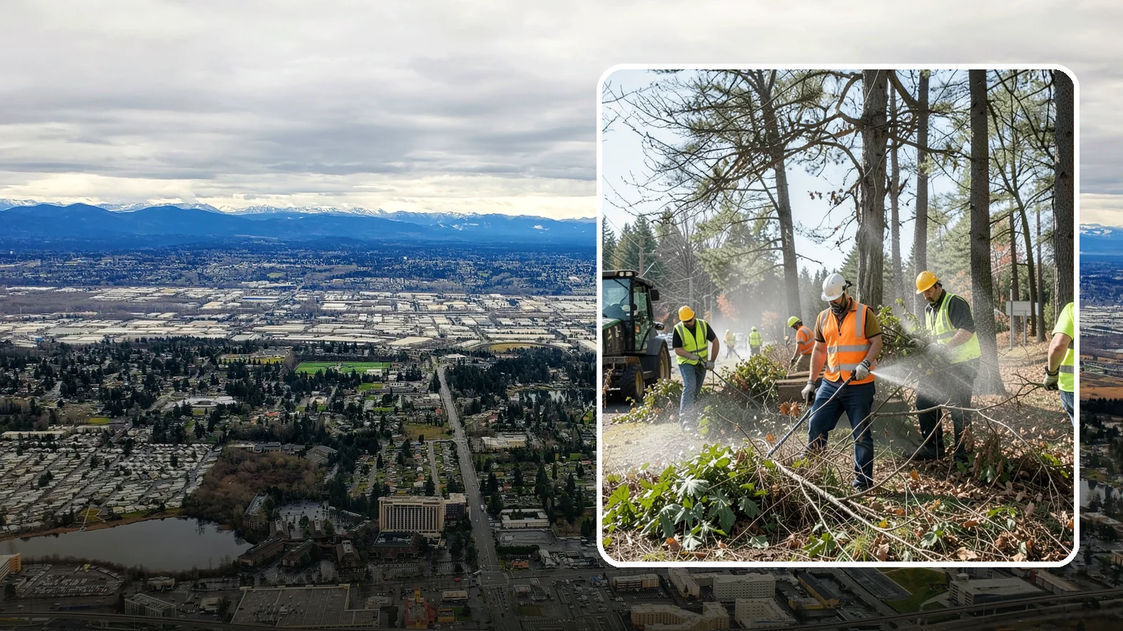 Vegetation Management in SeaTac, King County, WA - Ongoing control of woody and herbaceous vegetation across public assets to maintain clearances, safety, and regulatory compliance.