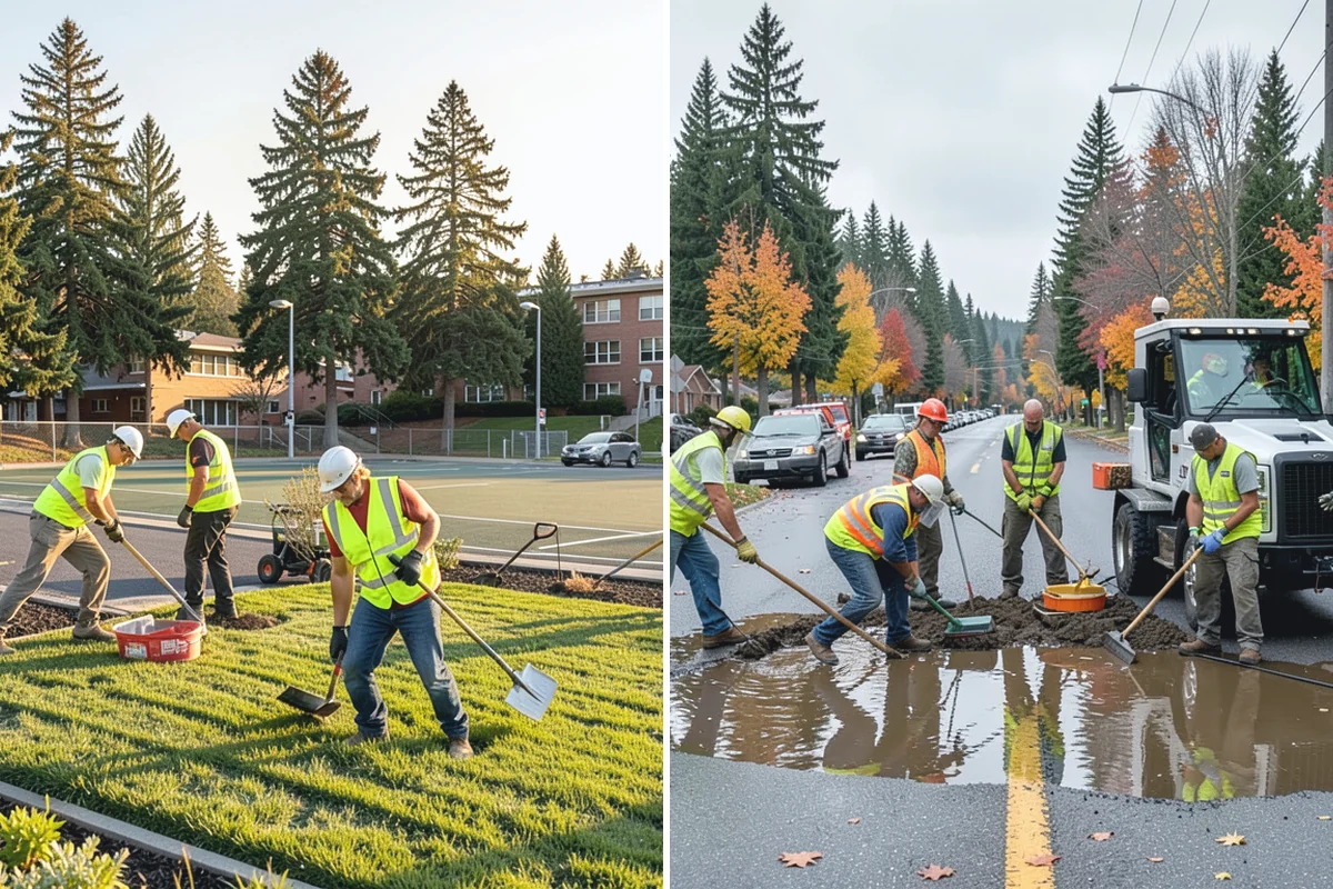 Vegetation Management in South Prairie, Pierce County, WA - Corridor and asset mapping with target maintenance levels