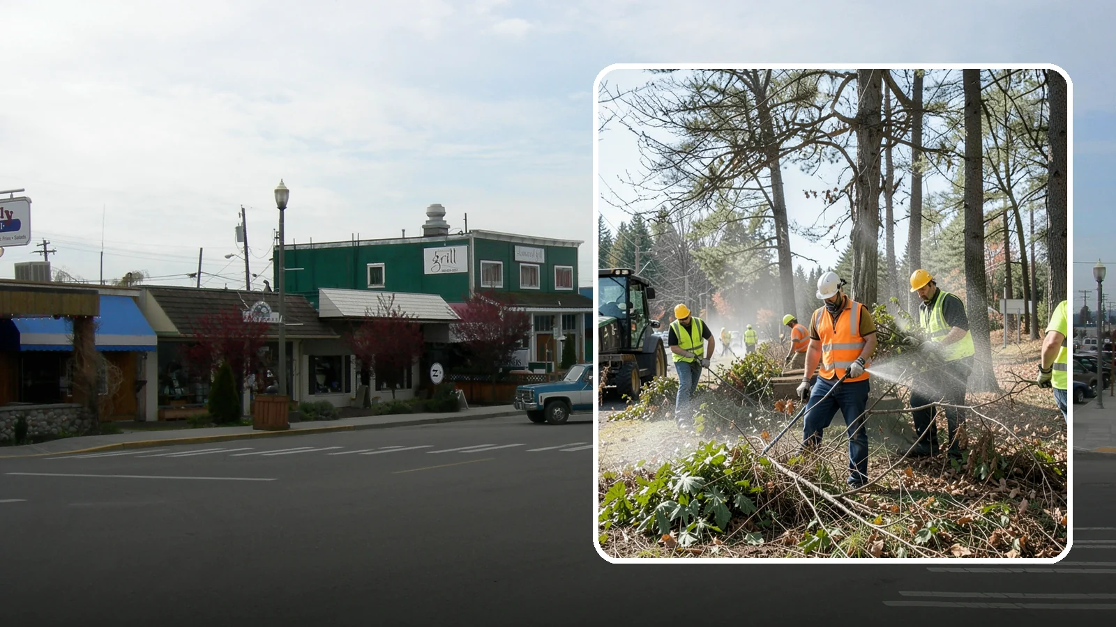 Vegetation Management in Stanwood, Snohomish County, WA - Ongoing control of woody and herbaceous vegetation across public assets to maintain clearances, safety, and regulatory compliance.