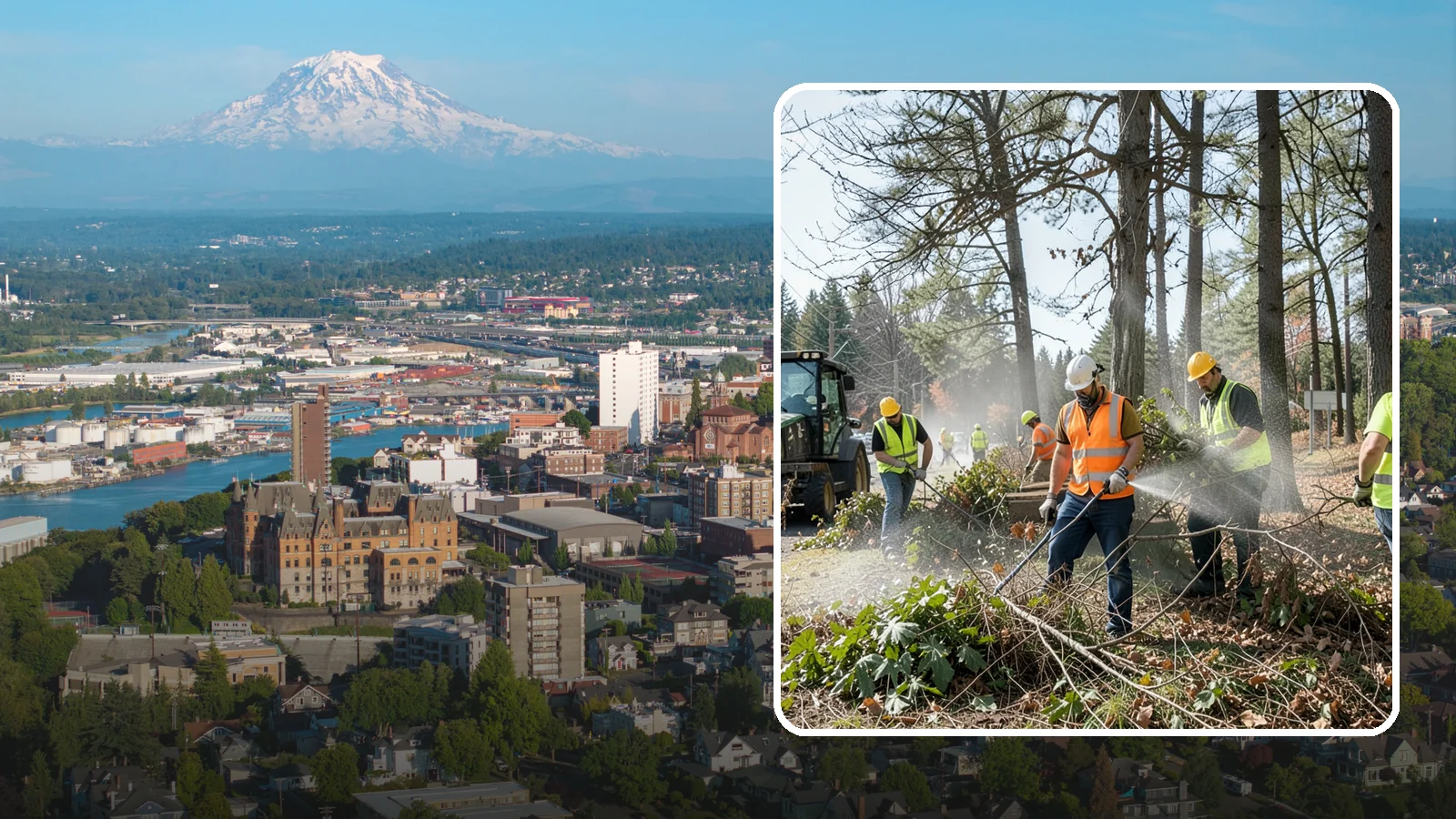 Vegetation Management in Tacoma, Pierce County, WA - Ongoing control of woody and herbaceous vegetation across public assets to maintain clearances, safety, and regulatory compliance.