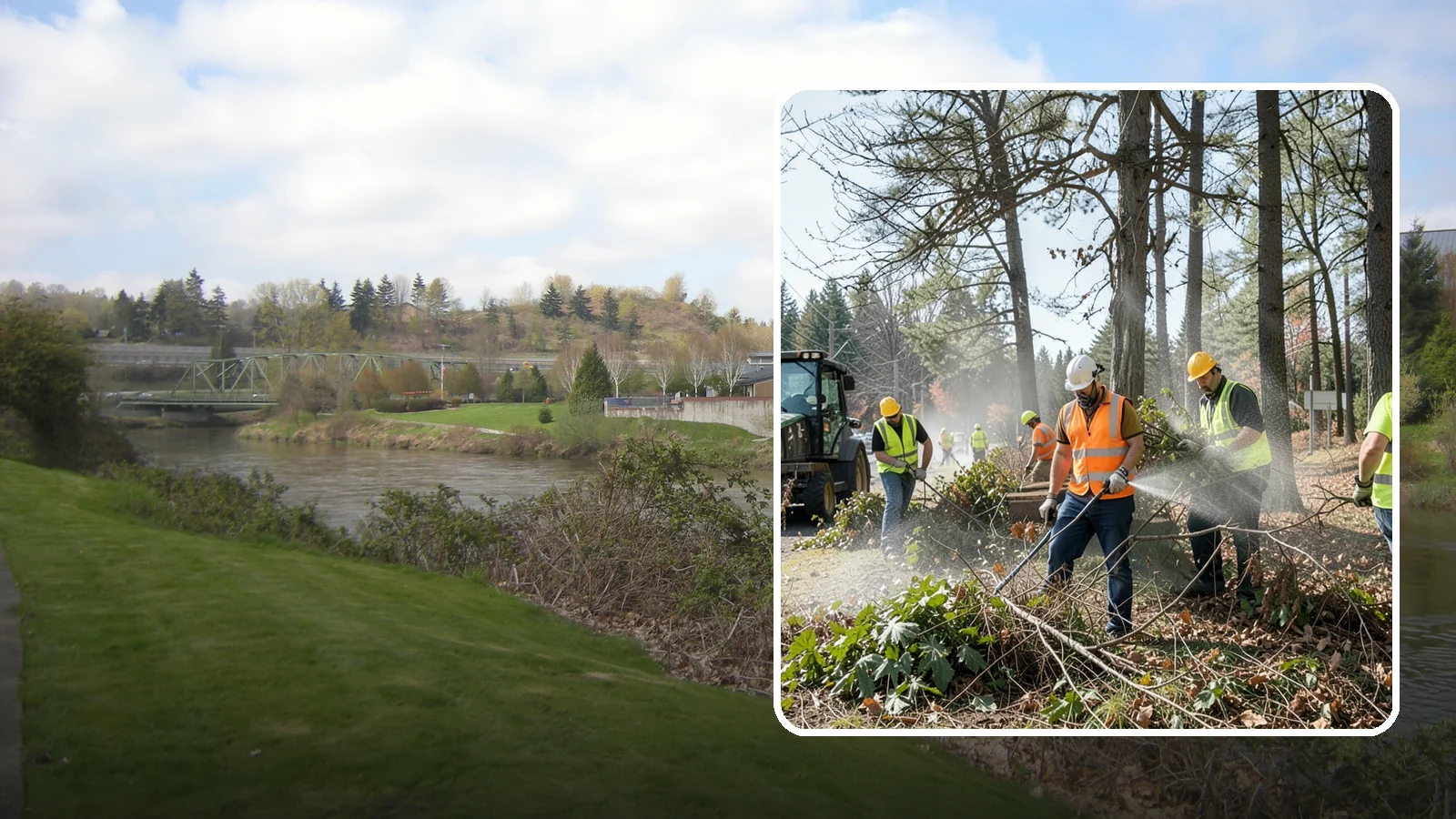 Vegetation Management in Tukwila, King County, WA - Ongoing control of woody and herbaceous vegetation across public assets to maintain clearances, safety, and regulatory compliance.