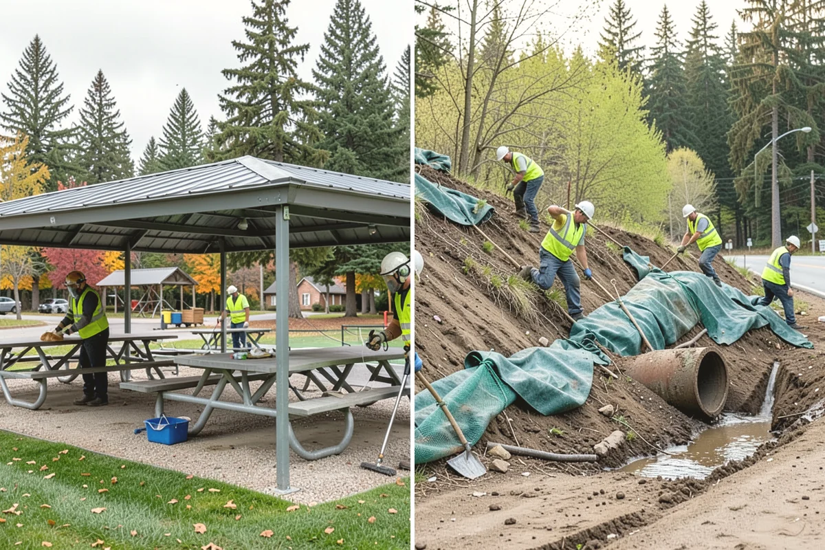 Vegetation Management in University Place, Pierce County, WA - Corridor and asset mapping with target maintenance levels
