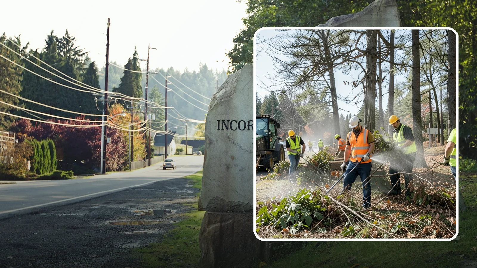 Vegetation Management in Wilkeson, Pierce County, WA - Ongoing control of woody and herbaceous vegetation across public assets to maintain clearances, safety, and regulatory compliance.