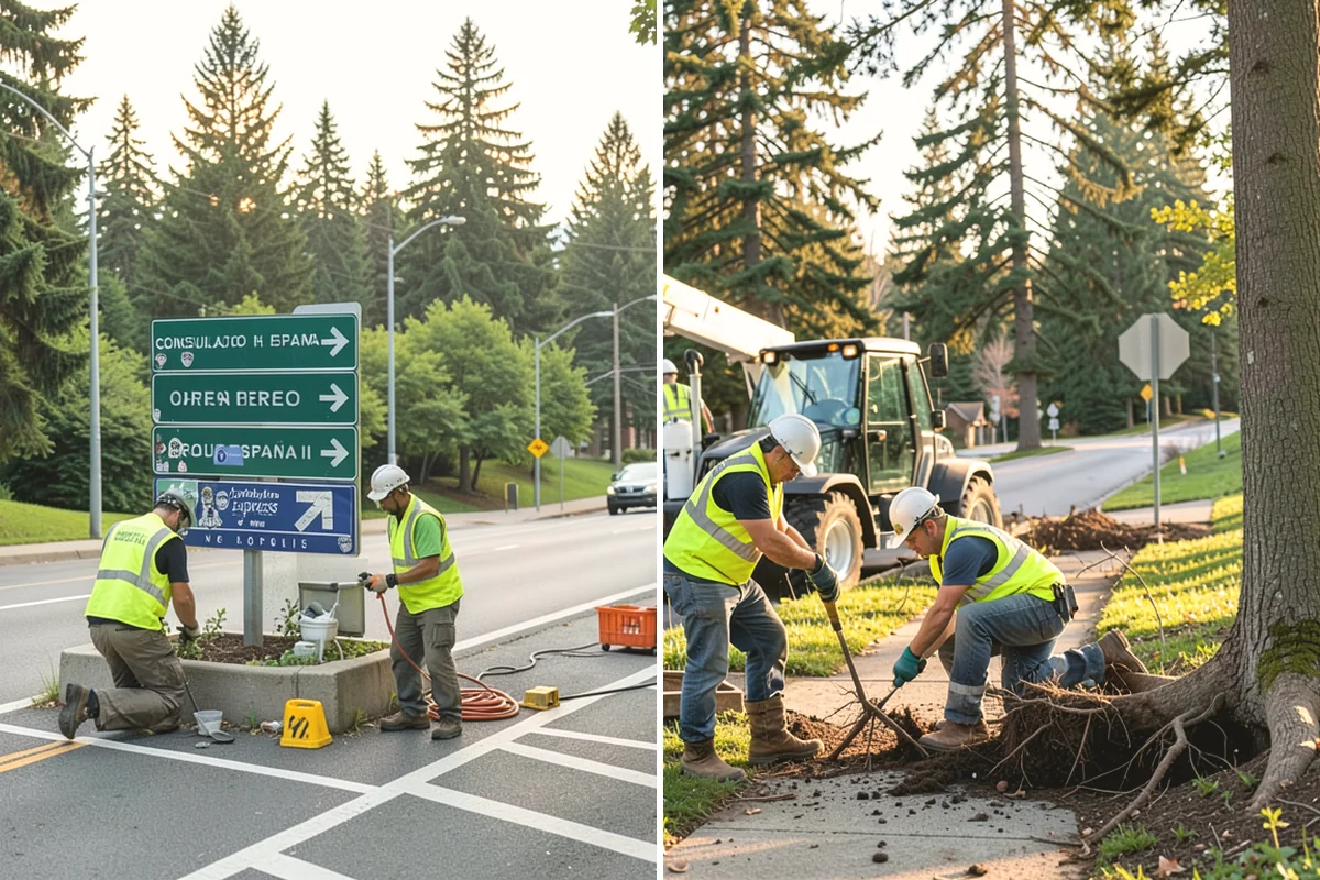 Vegetation Management in Yarrow Point, King County, WA - Corridor and asset mapping with target maintenance levels