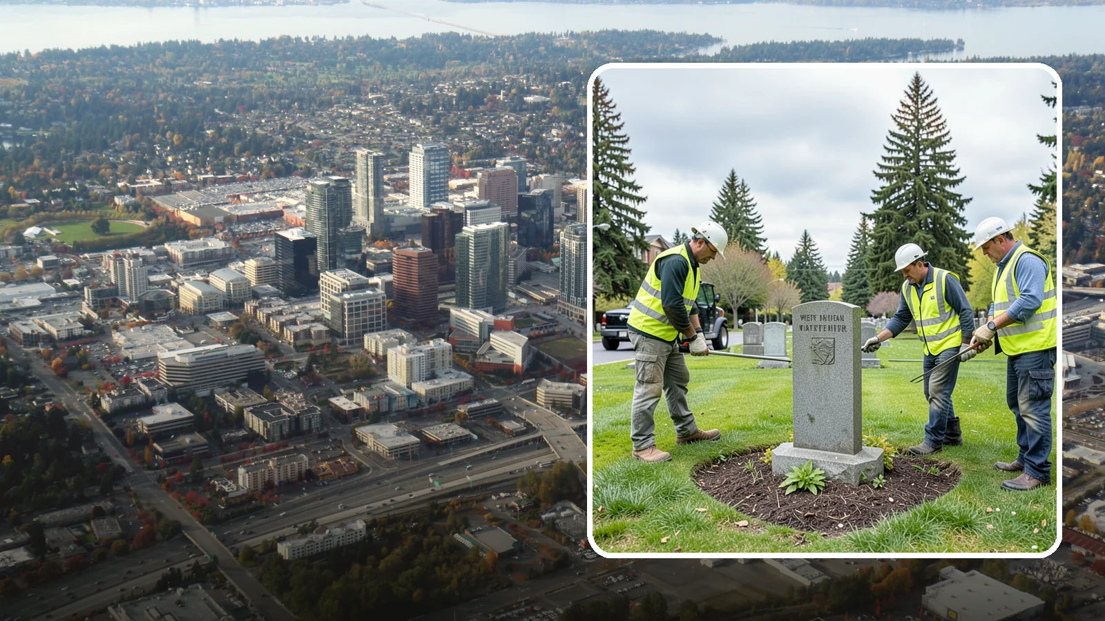 Veteran Memorial Maintenance in Bellevue, King County, WA - Specialized maintenance of veteran and military memorials for Western Washington communities.