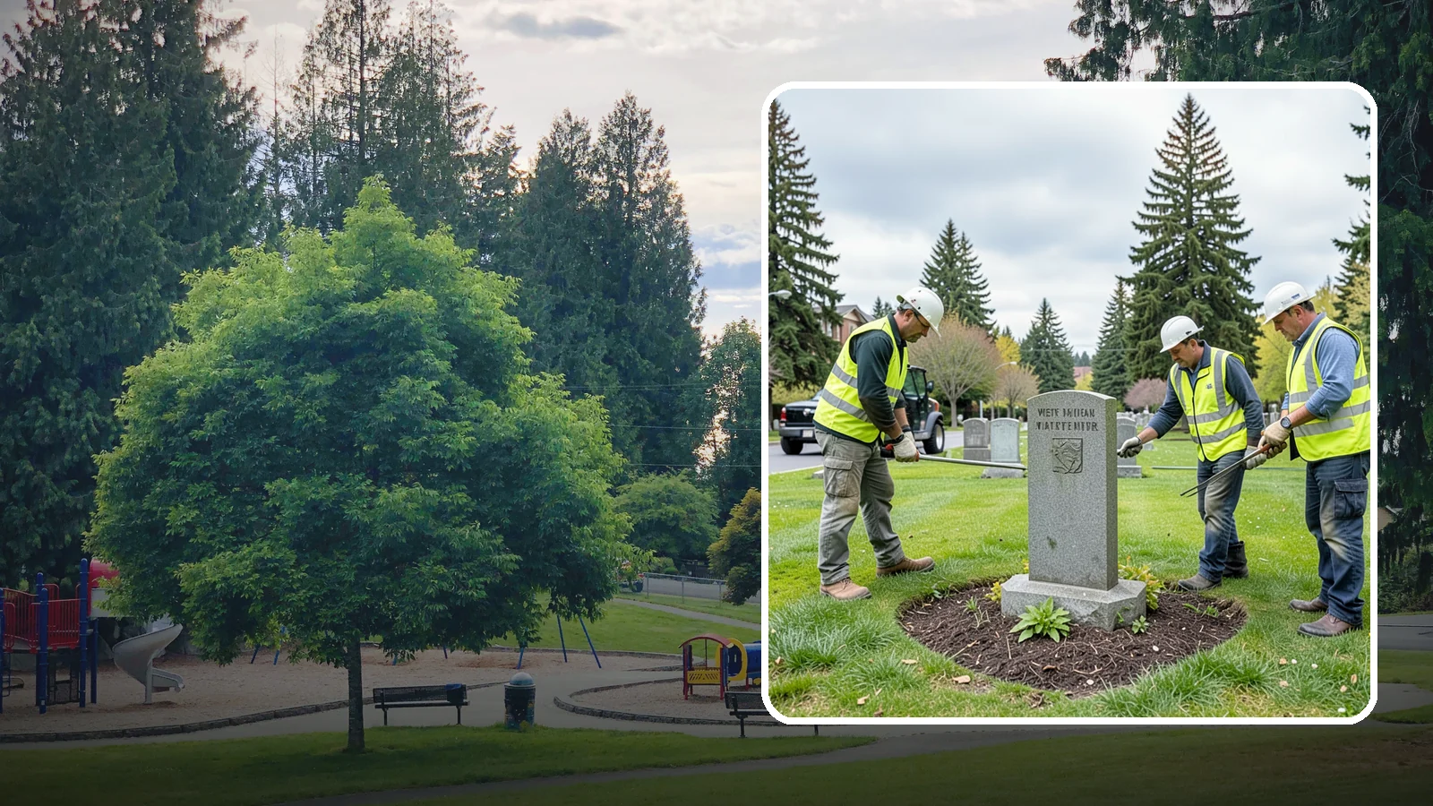 Veteran Memorial Maintenance in Bonney Lake, Pierce County, WA - Specialized maintenance of veteran and military memorials for Western Washington communities.