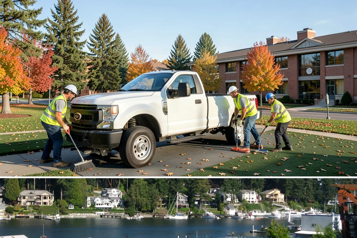 Veteran Memorial Maintenance in Gig Harbor, Pierce County, WA - Preparation is most intensive before Memorial Day, Veterans Day, and Independence Day ceremonies.