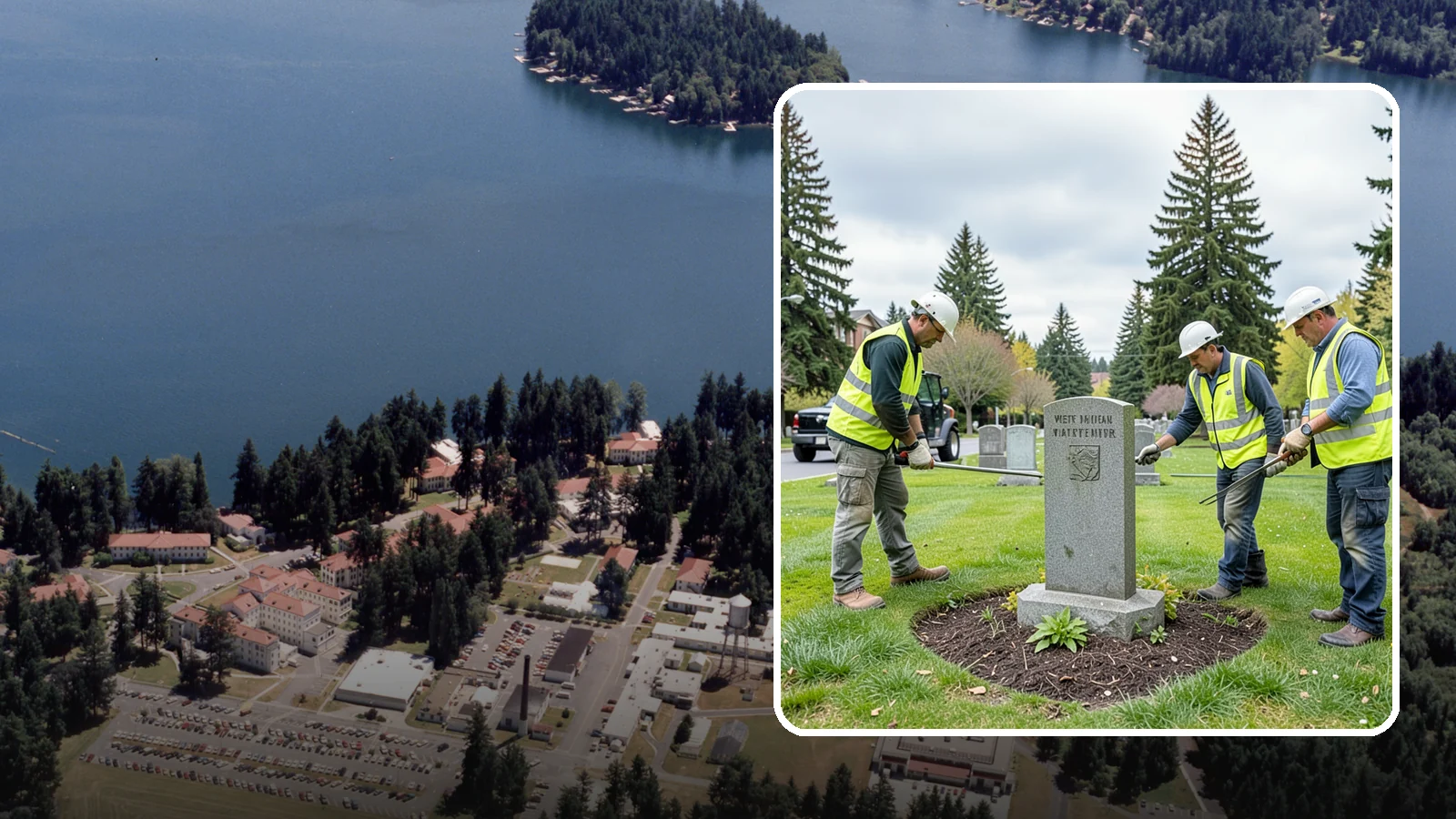 Veteran Memorial Maintenance in Lakewood, Pierce County, WA - Specialized maintenance of veteran and military memorials for Western Washington communities.