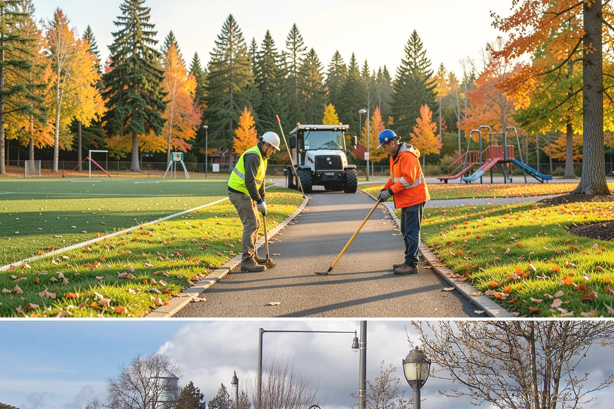 Veteran Memorial Maintenance in Marysville, Snohomish County, WA - Preparation is most intensive before Memorial Day, Veterans Day, and Independence Day ceremonies.