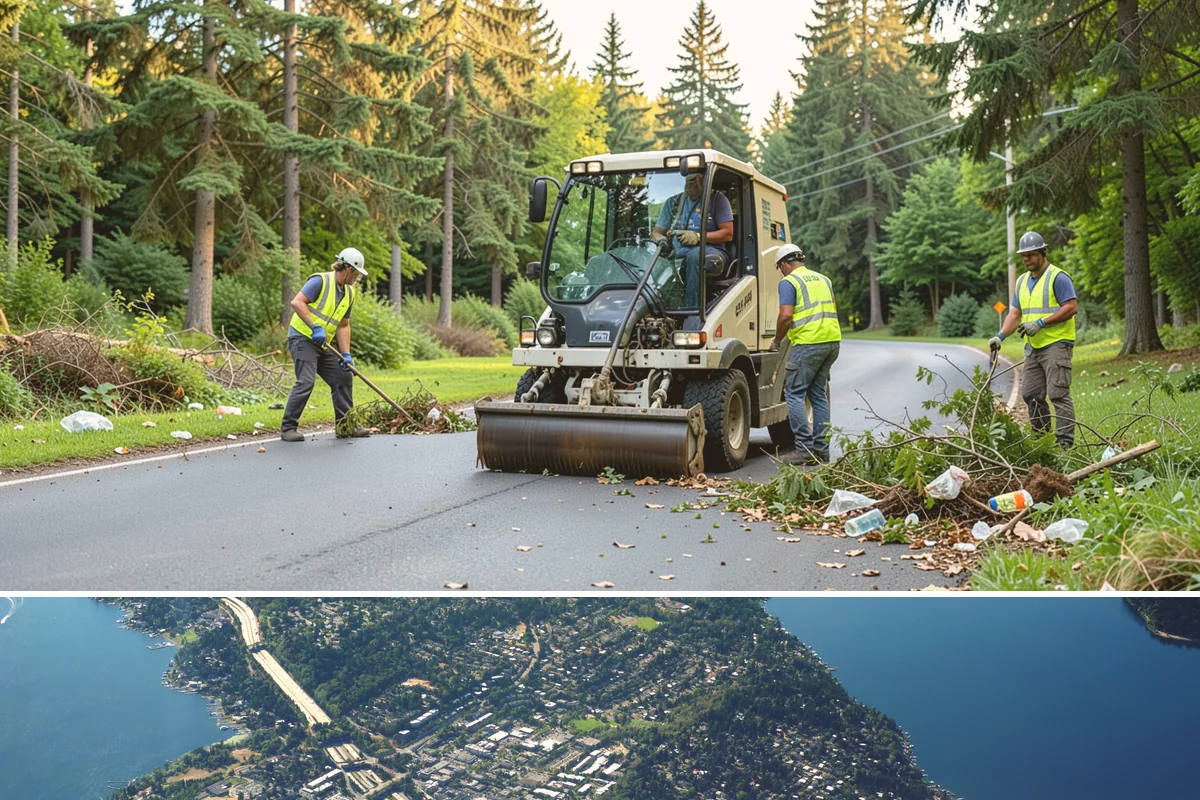 Veteran Memorial Maintenance in Mercer Island, King County, WA - Preparation is most intensive before Memorial Day, Veterans Day, and Independence Day ceremonies.