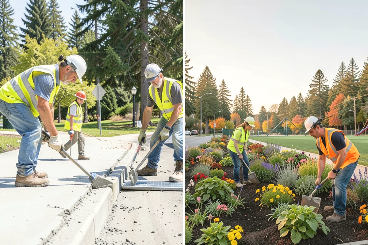 Veteran Memorial Maintenance in Ruston, Pierce County, WA - Coordinate with veterans' groups on standards and observance dates