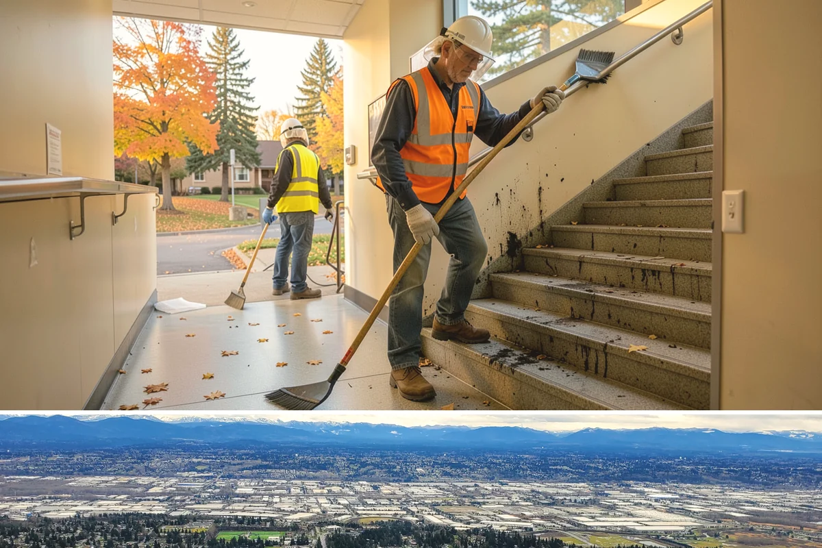 Veteran Memorial Maintenance in SeaTac, King County, WA - Preparation is most intensive before Memorial Day, Veterans Day, and Independence Day ceremonies.