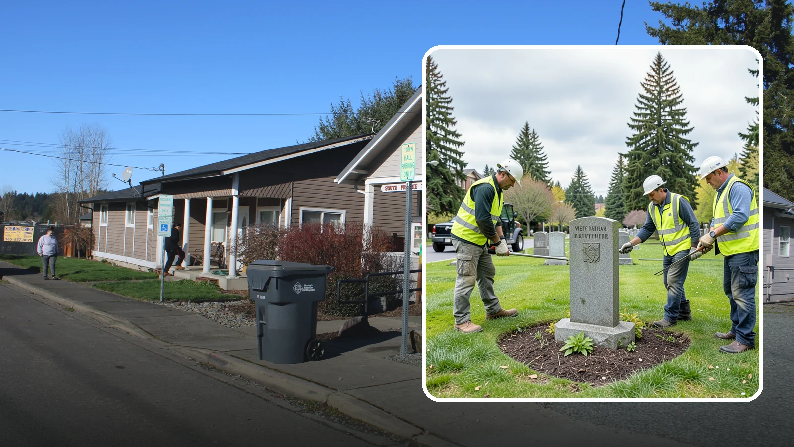 Veteran Memorial Maintenance in South Prairie, Pierce County, WA - Specialized maintenance of veteran and military memorials for Western Washington communities.
