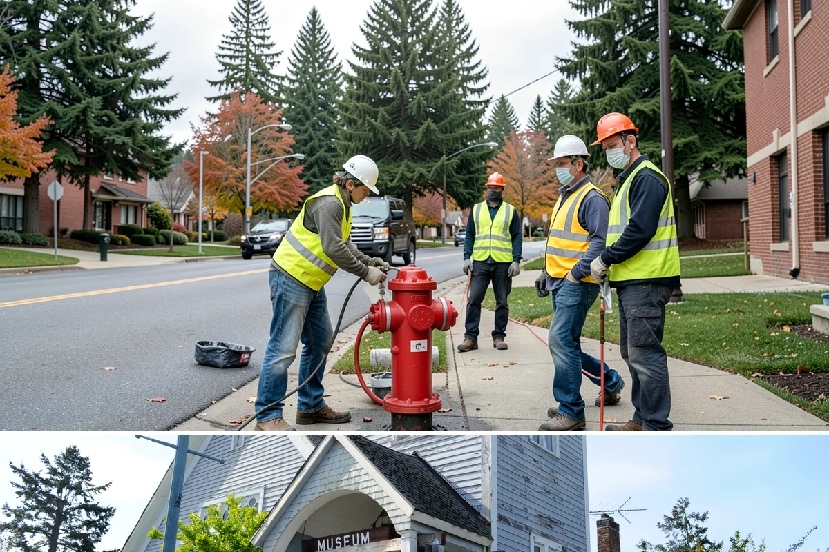 Veteran Memorial Maintenance in Steilacoom, Pierce County, WA - Preparation is most intensive before Memorial Day, Veterans Day, and Independence Day ceremonies.