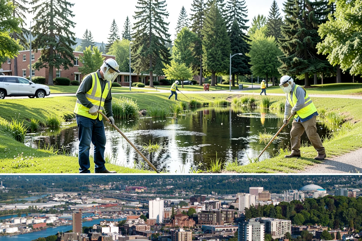 Veteran Memorial Maintenance in Tacoma, Pierce County, WA - Preparation is most intensive before Memorial Day, Veterans Day, and Independence Day ceremonies.