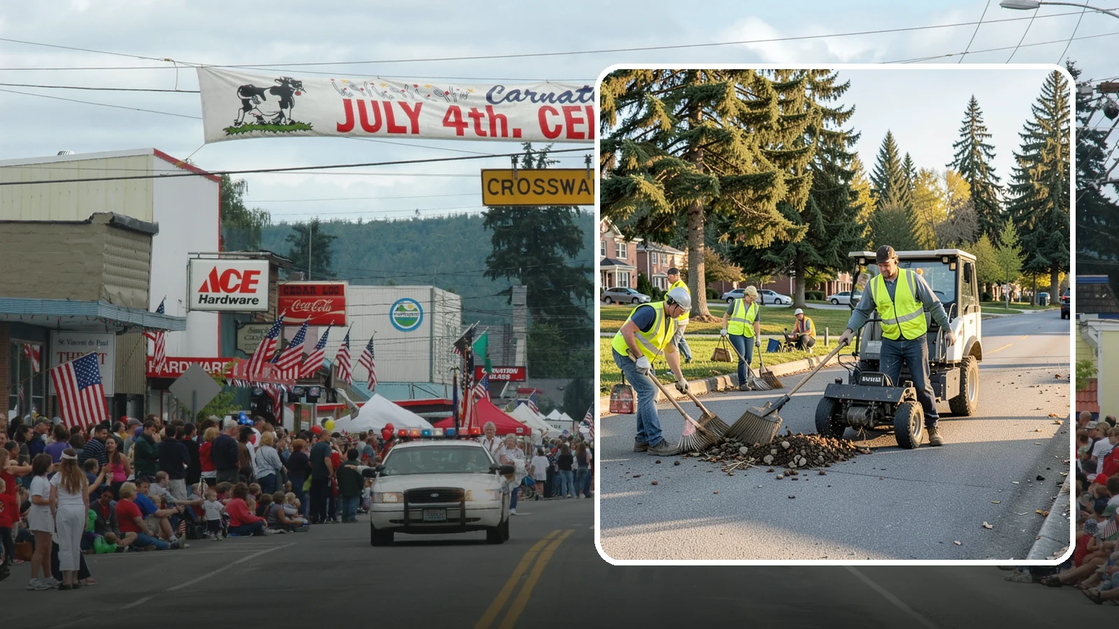 Volunteer Event Cleanup in Carnation, King County, WA - Logistics and cleanup support that helps agencies run safe, well-organized community volunteer work days.