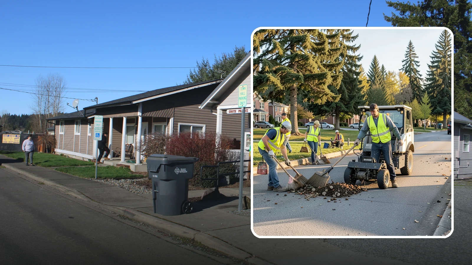 Volunteer Event Cleanup in South Prairie, Pierce County, WA - Logistics and cleanup support that helps agencies run safe, well-organized community volunteer work days.