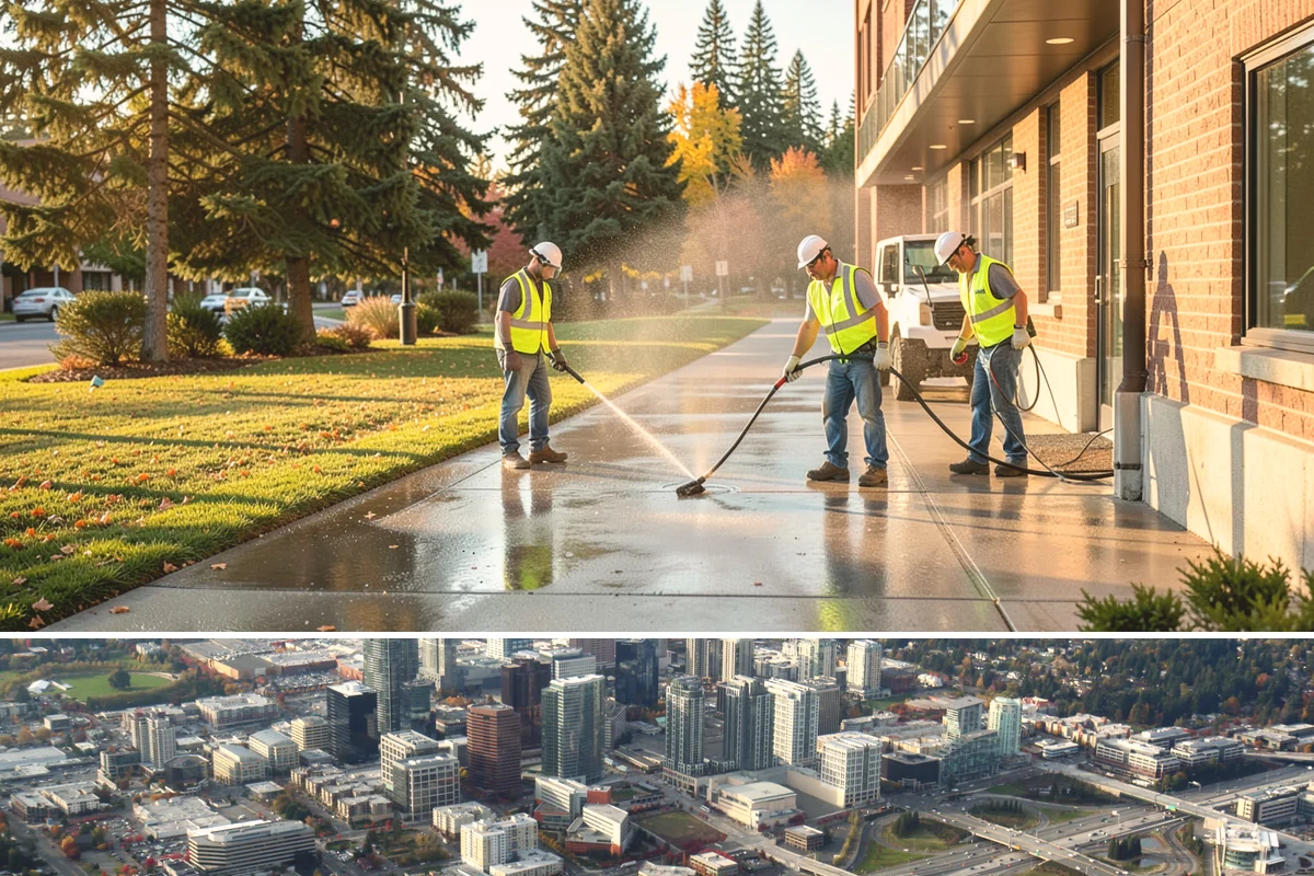 Walking Trail Maintenance in Bellevue, King County, WA - Vegetation clearing peaks in the growing season, while drainage and washout repairs concentrate around the rainy months.