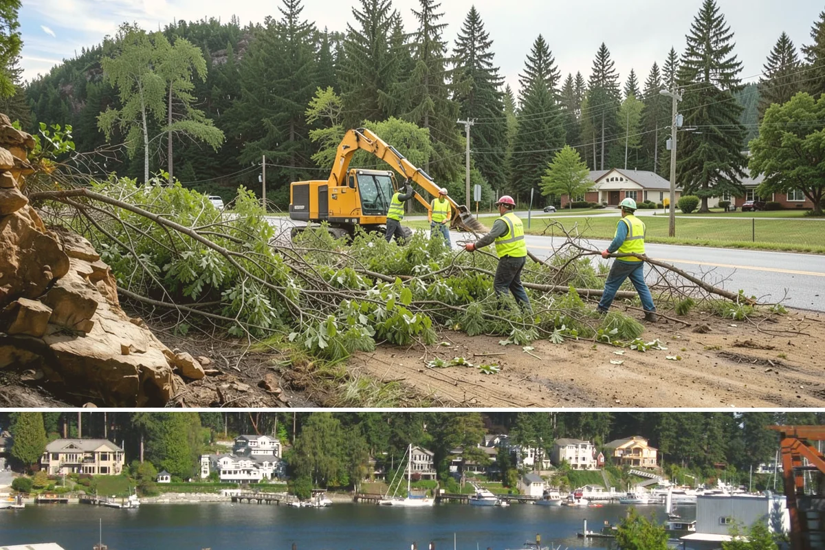Walking Trail Maintenance in Gig Harbor, Pierce County, WA - Vegetation clearing peaks in the growing season, while drainage and washout repairs concentrate around the rainy months.