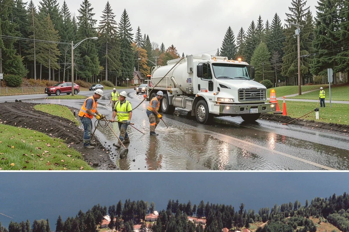Walking Trail Maintenance in Lakewood, Pierce County, WA - Vegetation clearing peaks in the growing season, while drainage and washout repairs concentrate around the rainy months.