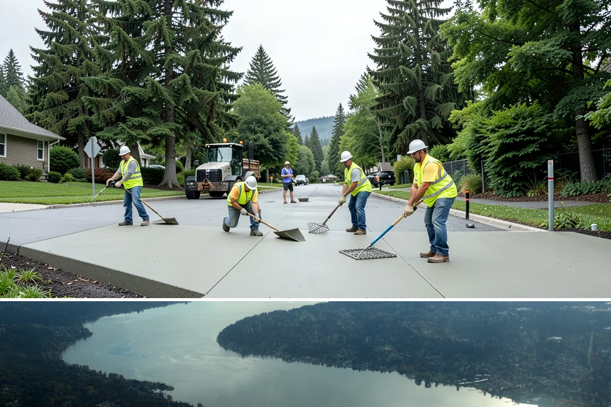 Walking Trail Maintenance in Sammamish, King County, WA - Vegetation clearing peaks in the growing season, while drainage and washout repairs concentrate around the rainy months.