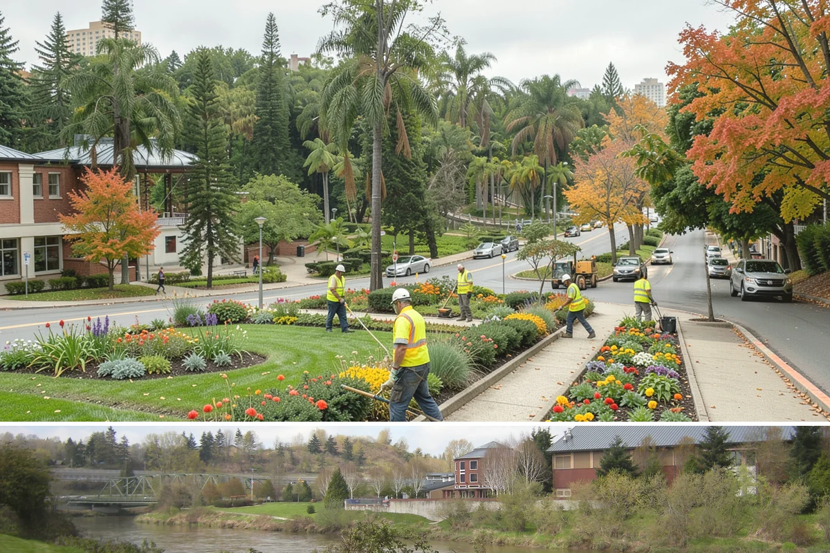 Walking Trail Maintenance in Tukwila, King County, WA - Vegetation clearing peaks in the growing season, while drainage and washout repairs concentrate around the rainy months.