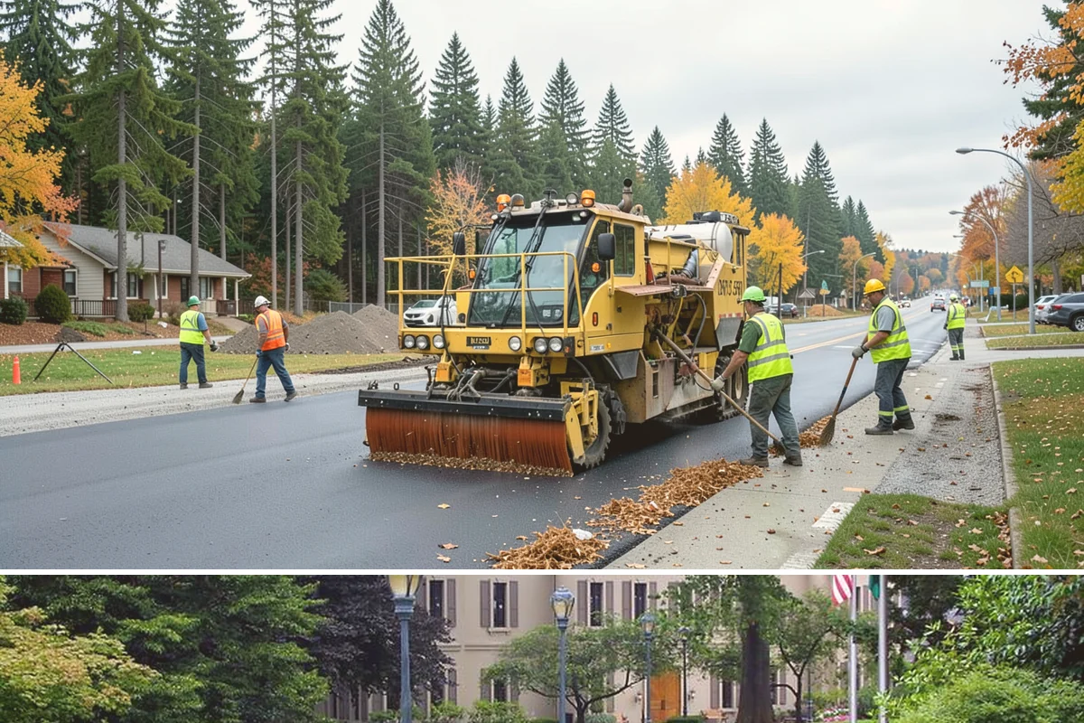 Walking Trail Maintenance in Woodinville, King County, WA - Vegetation clearing peaks in the growing season, while drainage and washout repairs concentrate around the rainy months.