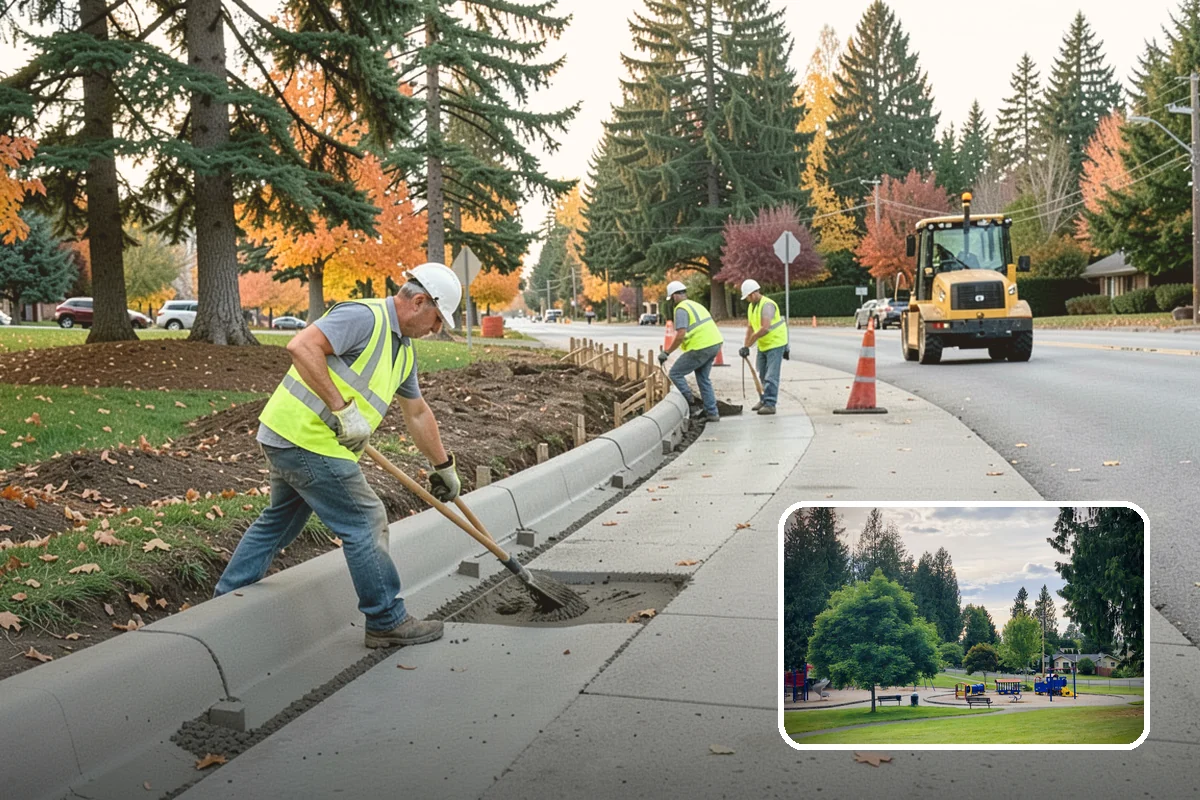 Warning Track Maintenance in Bonney Lake, Pierce County, WA - Restores a firm, distinct surface that alerts players near the fence