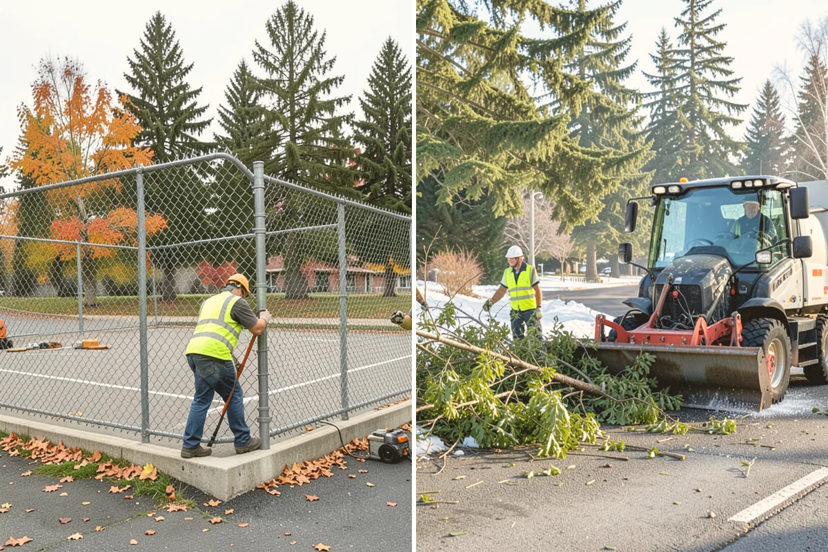 Warning Track Maintenance in Brier, Snohomish County, WA - Assess track depth, width, and edge definition
