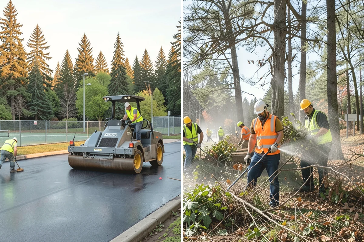 Warning Track Maintenance in Carbonado, Pierce County, WA - Assess track depth, width, and edge definition