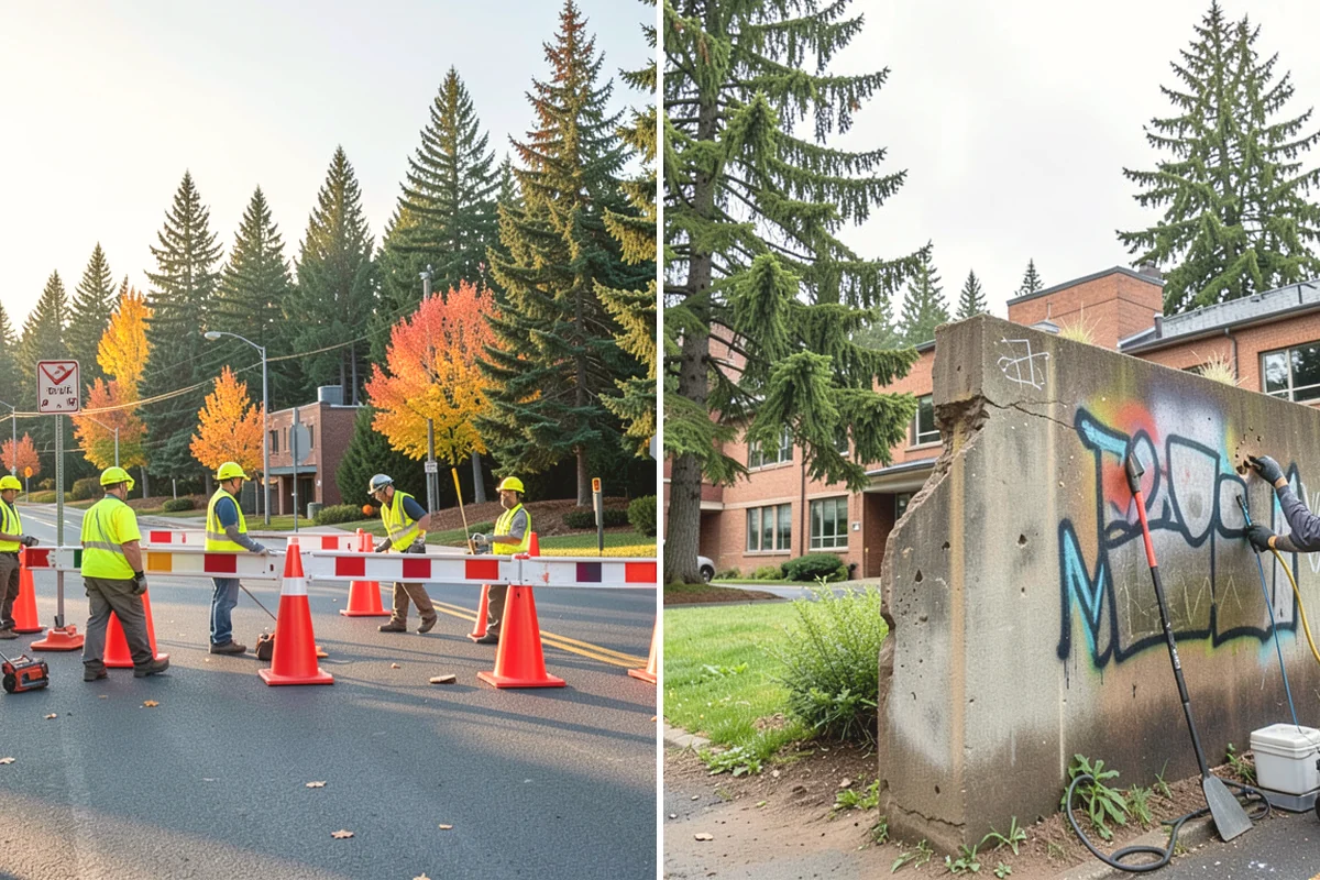 Warning Track Maintenance in Carnation, King County, WA - Assess track depth, width, and edge definition