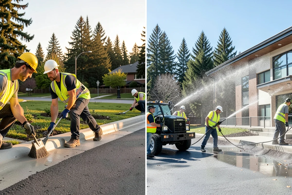 Warning Track Maintenance in Clyde Hill, King County, WA - Assess track depth, width, and edge definition