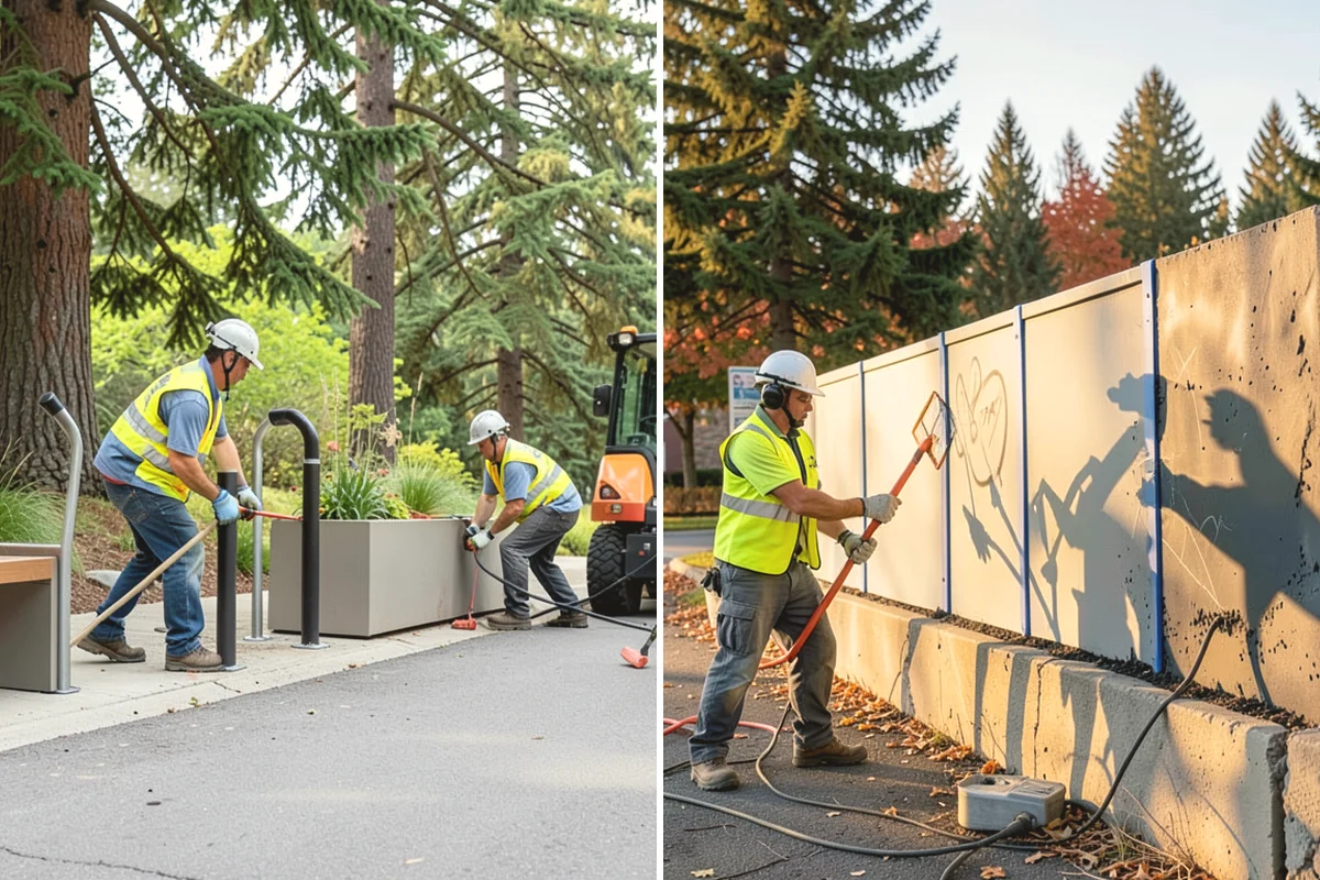 Warning Track Maintenance in Covington, King County, WA - Assess track depth, width, and edge definition