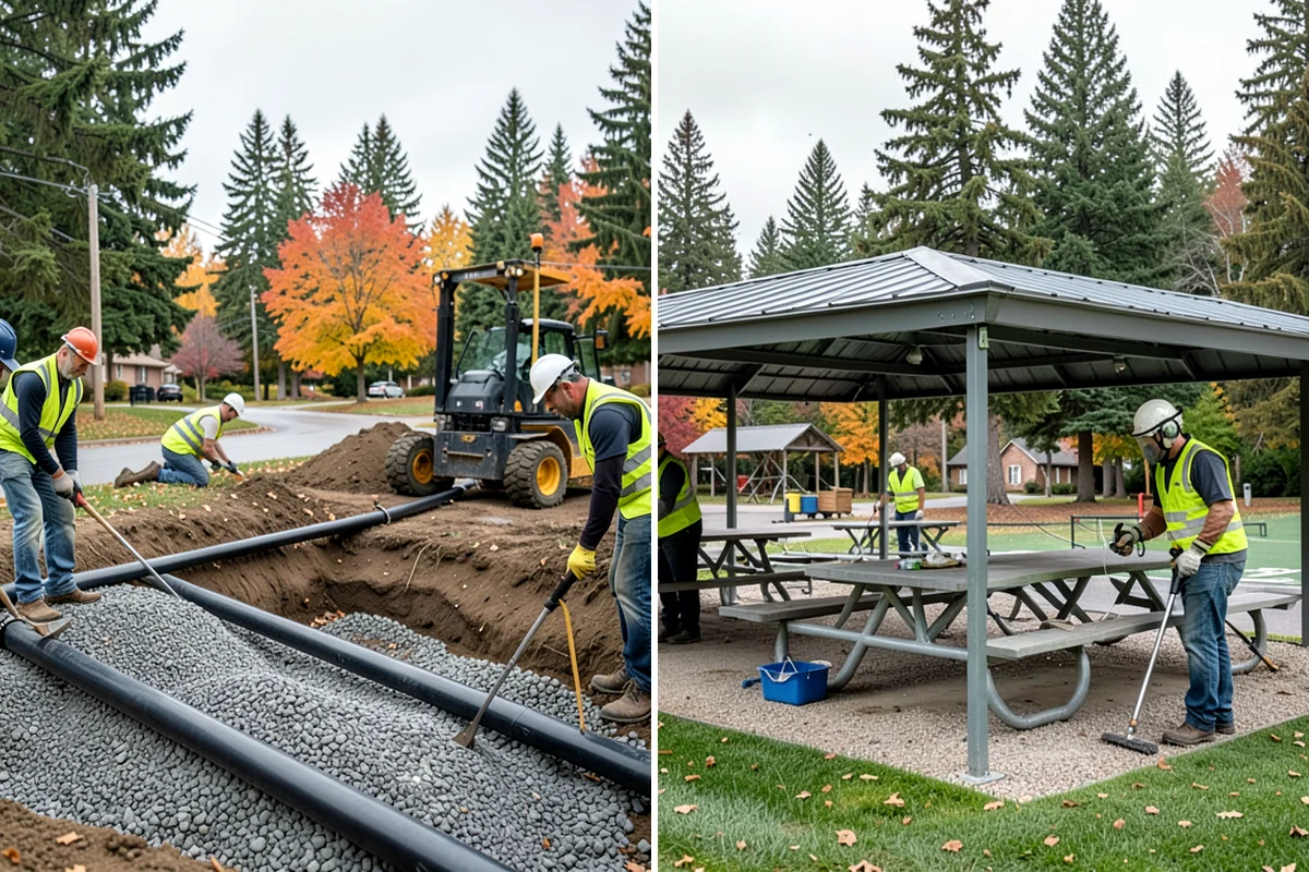 Warning Track Maintenance in Everett, Snohomish County, WA - Assess track depth, width, and edge definition