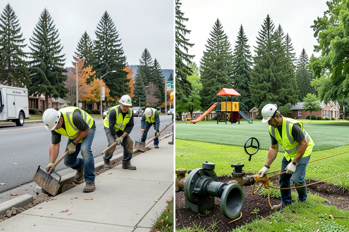 Warning Track Maintenance in Fircrest, Pierce County, WA - Assess track depth, width, and edge definition