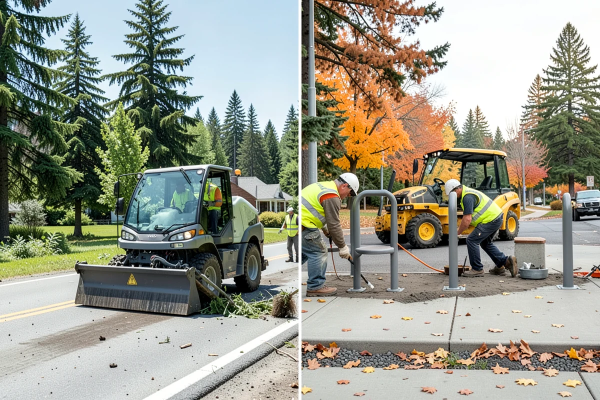 Warning Track Maintenance in Gig Harbor, Pierce County, WA - Assess track depth, width, and edge definition