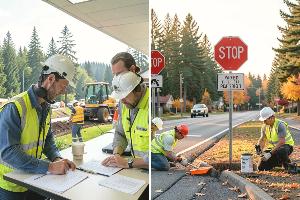 Warning Track Maintenance in Issaquah, King County, WA - Assess track depth, width, and edge definition