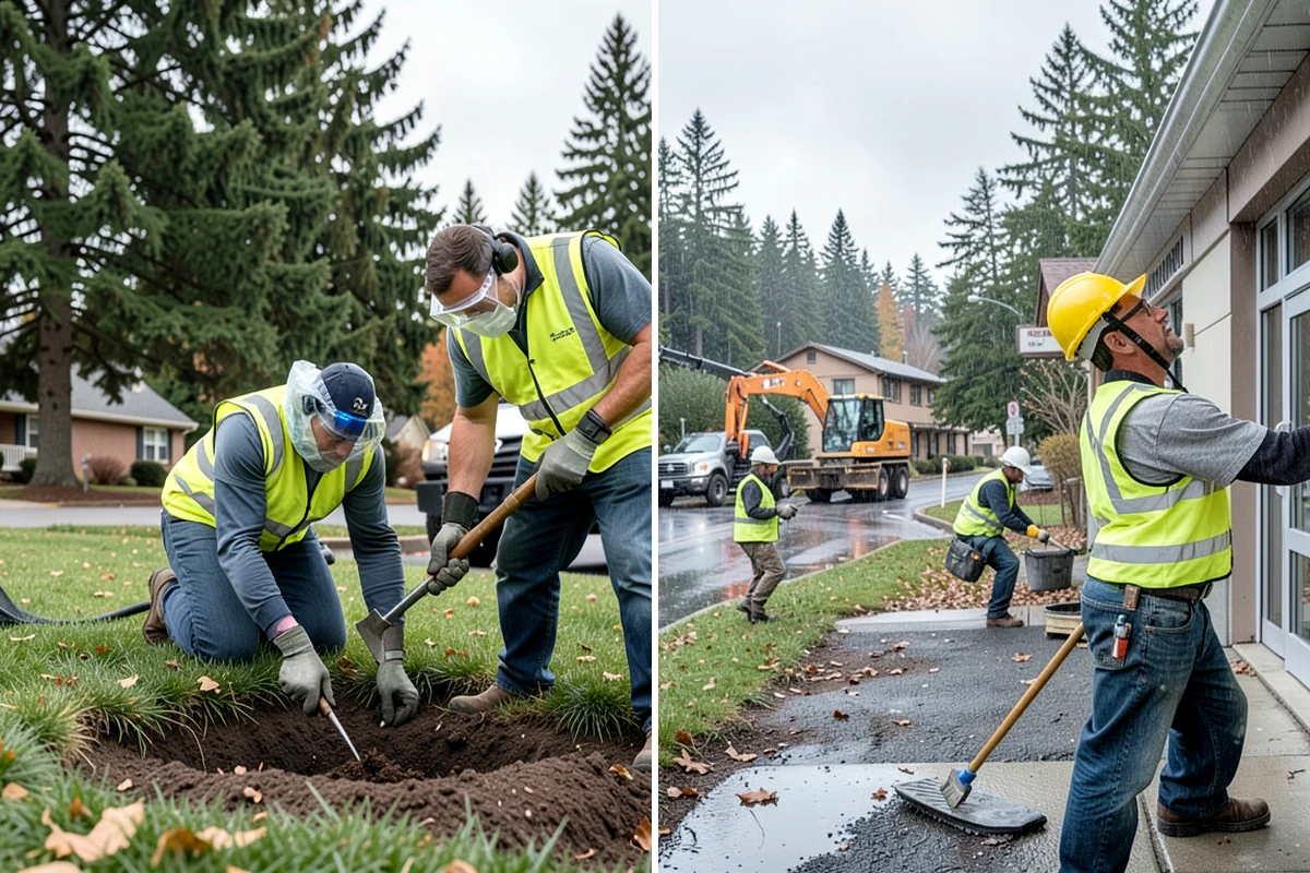 Warning Track Maintenance in Lake Forest Park, King County, WA - Assess track depth, width, and edge definition