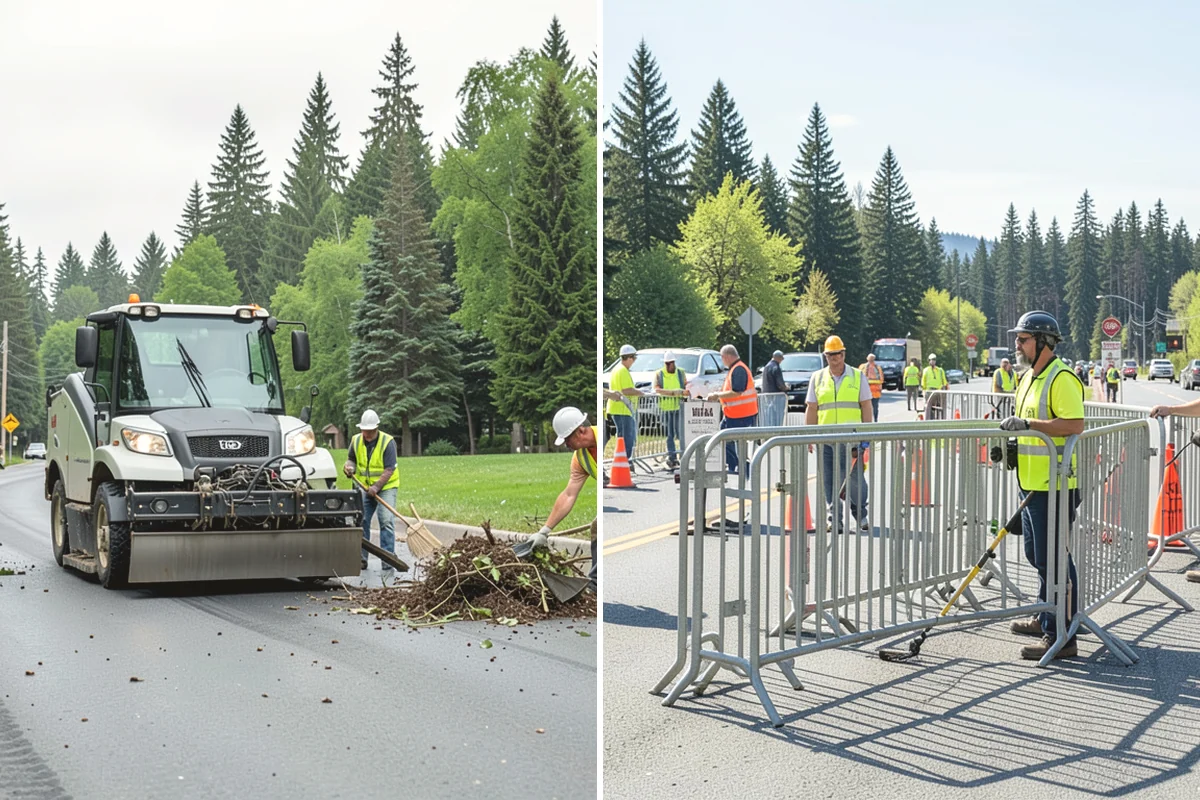 Warning Track Maintenance in Mountlake Terrace, Snohomish County, WA - Assess track depth, width, and edge definition