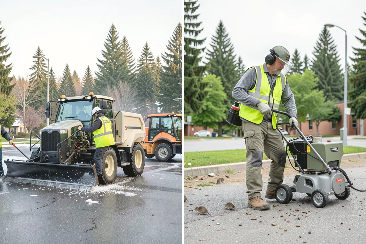 Warning Track Maintenance in North Bend, King County, WA - Assess track depth, width, and edge definition